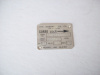 HOBART MODEL TAG W/SPEC