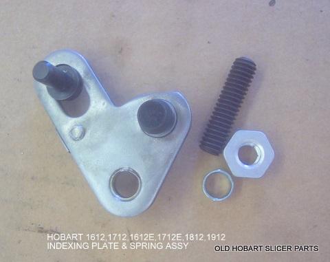 HOBART INDEXING PLATE & SPRING ASSY W/ NEW STUD